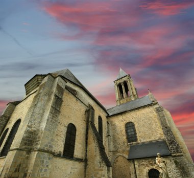 Fransa, senlis, picardy, oise---saint vincent Manastırı