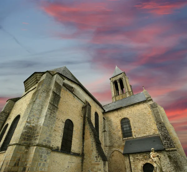 Francie, senlis, Pikardie, oise---opatství saint vincent — Stock fotografie