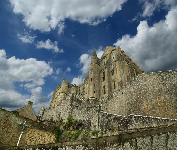 Mont Saint-Michel, Normandia, Franciaország — Stock Fotó