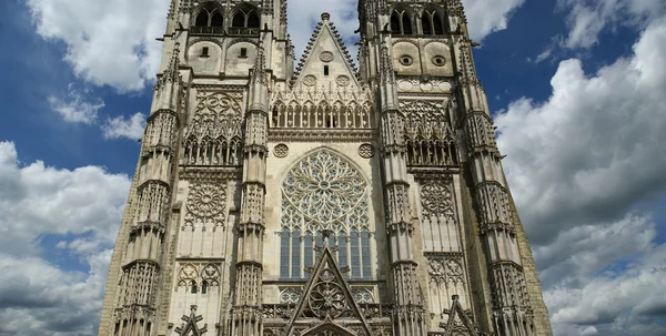 Catedral gótica de São Gatien — Fotografia de Stock