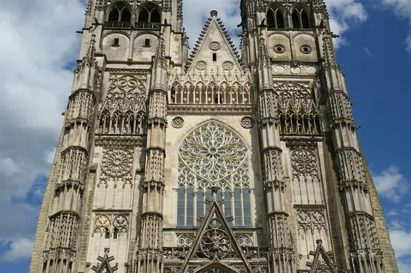 Catedral gótica de São Gatien — Fotografia de Stock