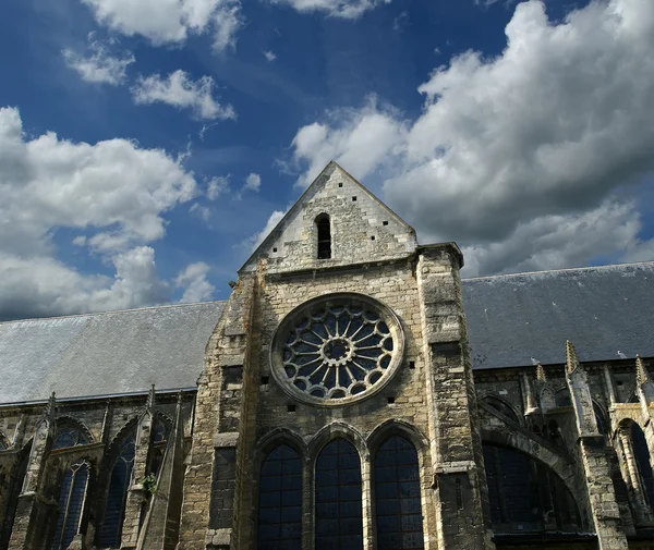 Das mittelalterliche viertel der stadtführungen, frankreich — Stockfoto