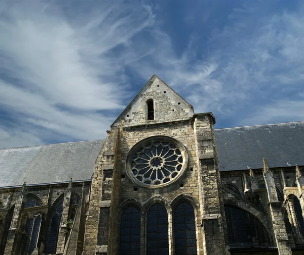 Den medeltida stadsdelen stadsturer, Frankrike — Stockfoto