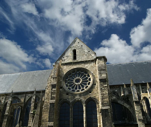 Den medeltida stadsdelen stadsturer, Frankrike — Stockfoto