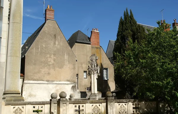 Středověké čtvrti města Tours, Francie — Stock fotografie