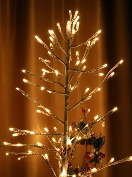 Gloeiende Kerstmis elektrische garland — Stockfoto