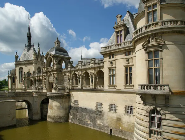 Kasteel van chantilly (chantilly kasteel), Frankrijk — Stockfoto