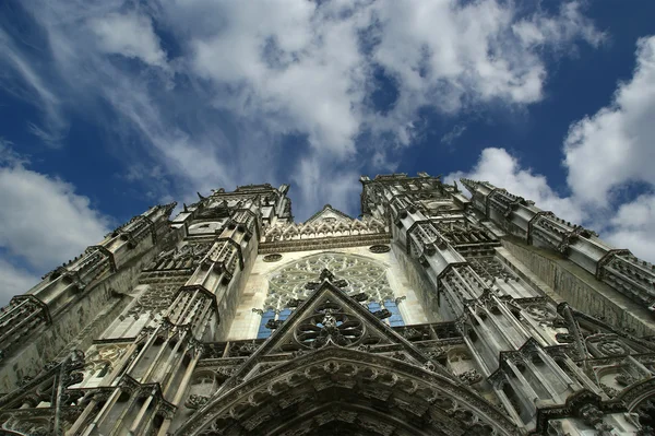 Gotiska katedralen saint gatien, tours, Frankrike — Stockfoto