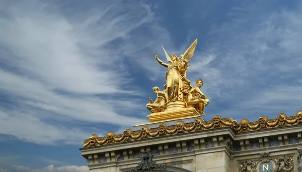 Opera Garnier w Paryżu (w dzień), Francja — Zdjęcie stockowe