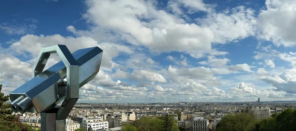 Paris skyline fom Sacre-C? din basilika, Frankrike — Stockfoto