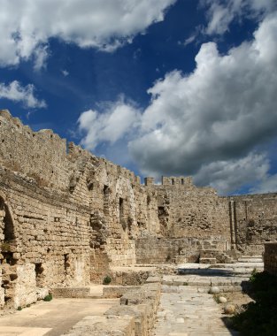 Ortaçağ surları rhodes Town, Yunanistan