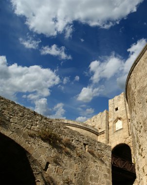 Ortaçağ surları rhodes Town, Yunanistan