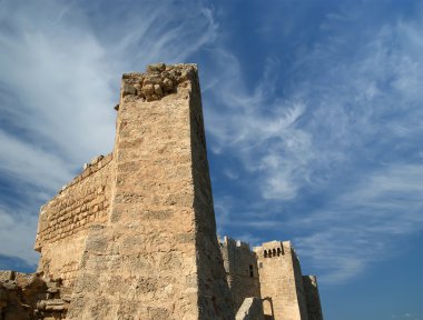 linods Akropol'de rhodos antik Arkeolojik Sit, Yunanistan