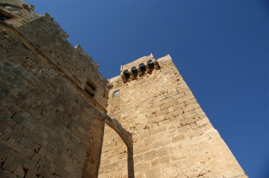 linods Akropol'de rhodos antik Arkeolojik Sit, Yunanistan