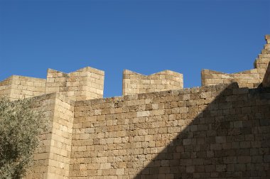 linods Akropol'de rhodos antik Arkeolojik Sit, Yunanistan