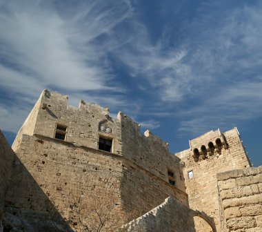 linods Akropol'de rhodos antik Arkeolojik Sit, Yunanistan