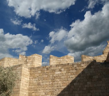 linods Akropol'de rhodos antik Arkeolojik Sit, Yunanistan