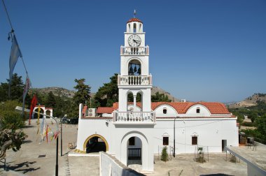Meryem tsambika Manastırı. Rhodes. Yunanistan