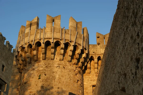 Castelo dos Cavaleiros Medievais de Rodes (Palácio), Grécia — Fotografia de Stock