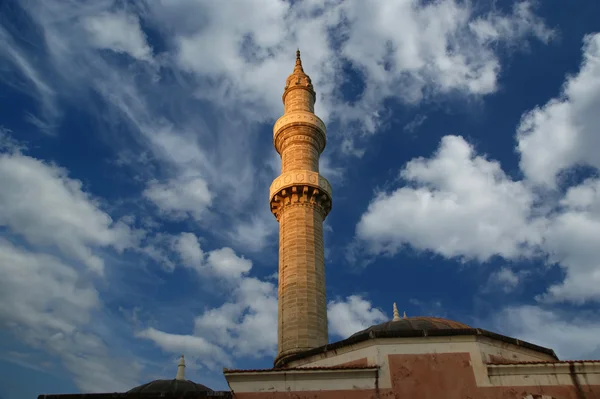 Mosquée dans la vieille ville, Rhodes, Grèce — Photo