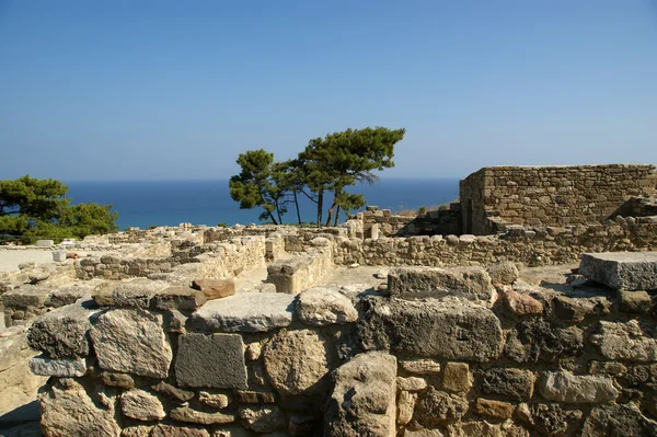 Ancient ruins of Kamiros, Rhodes - Greece — Stock Photo, Image