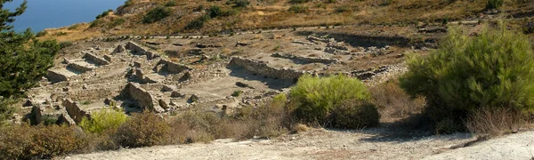 Antik kalıntıları Kamiros, Rhodes - Yunanistan — Stok fotoğraf