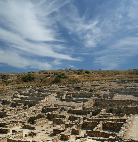 Ancient ruins of Kamiros, Rhodes - Greece — Stock Photo, Image