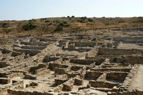 Oude ruïnes van Kamiros, Rhodes - Griekenland — Stockfoto