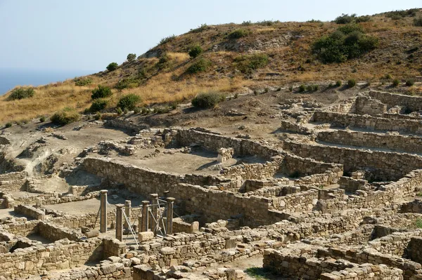 Ruines antiques de Kamiros, Rhodes - Grèce — Photo