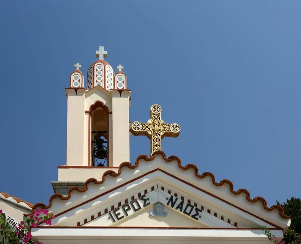 De orthodoxe kerk van st. panteleimon, het eiland Rhodos — Stockfoto