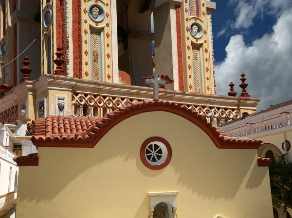 โบสถ์ Panormitis เกาะ Symi, กรีก — ภาพถ่ายสต็อก