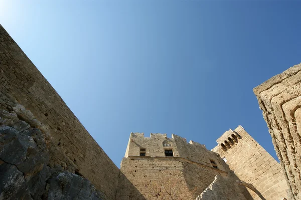 Linodes Acropole sur Rhodos Site archéologique ancien, Grèce — Photo