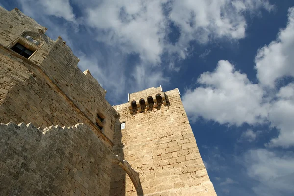 Acrópolis de Linods en Rhodos Antiguo sitio arqueológico, Grecia — Foto de Stock