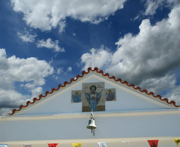 Mosteiro de Nossa Senhora Tsambika. Rhodes. Grécia — Fotografia de Stock