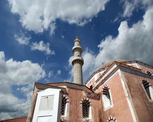 Moskén i gamla stan, Rhodos, Grekland — Stockfoto