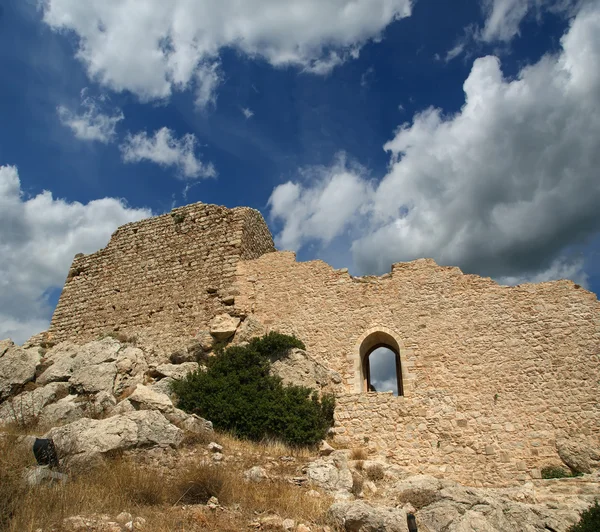 Medeltida slottet kritinia i Rhodos Grekland, Dodekanisos — Stockfoto