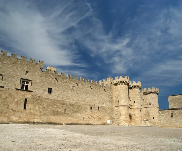 로즈 중세 기사 성곽 (궁전), 그리스 — 스톡 사진