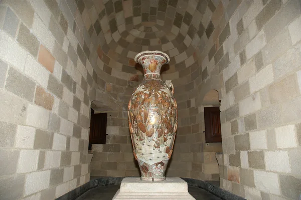 Museum of rhodes Ortaçağ Şövalyeleri kale (saray), Yunanistan — Stok fotoğraf