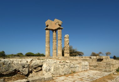 Apollo Tapınağı Akropol Rodos, Yunanistan
