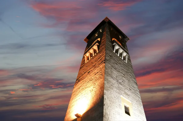 Rhodos ostrov mezník, mandraki port, Řecko — Stock fotografie