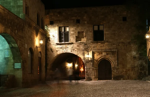 Città Vecchia di Rodi, Grecia — Foto Stock