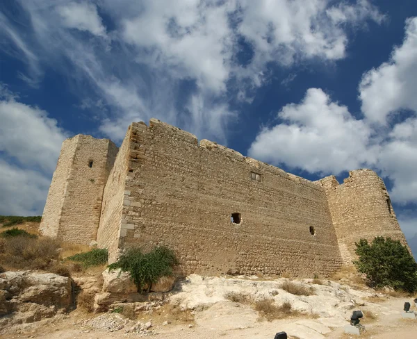 Medeltida slottet kritinia i Rhodos Grekland, Dodekanisos — Stockfoto