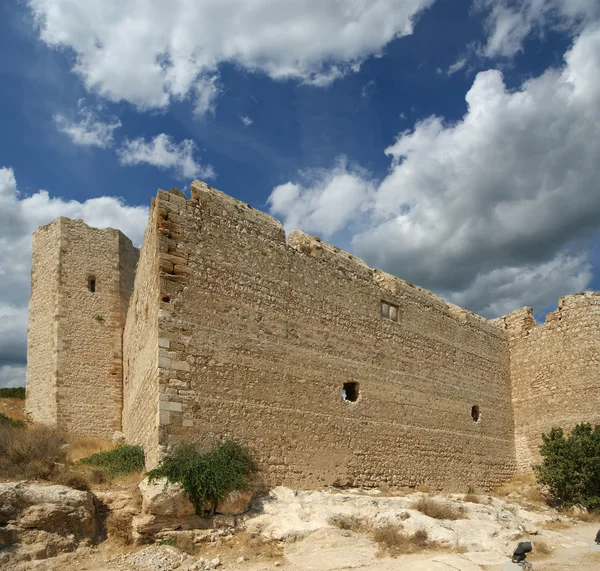 Middeleeuws kasteel van kritinia in rhodes Griekenland, Dodekanesos — Stockfoto