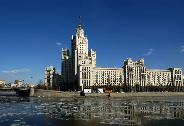 Kotelnicheskaya Embankment Building, Moscow, Russia — Stock Photo, Image