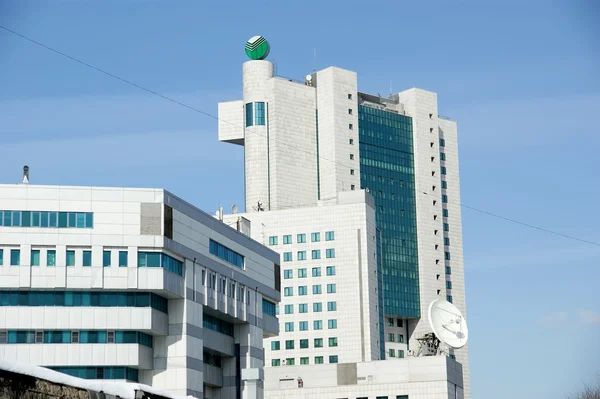 Het gebouw is het hoofdkantoor van de savings bank van Rusland — Stockfoto