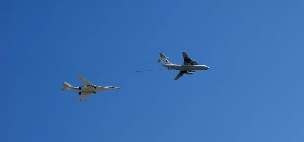 Военные самолеты России — стоковое фото