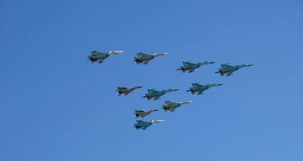 Russian military aircrafts — Stock Photo, Image