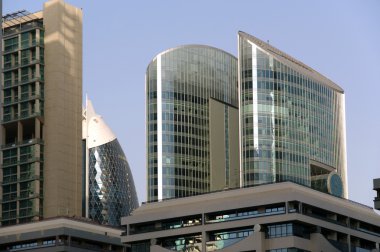 Modern gökdelenler, sheikh zayed road, dubai, Birleşik Arap Emirlikleri
