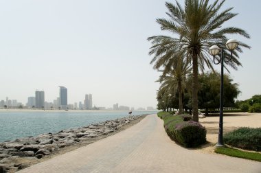 Umman Körfezi çıkabilir. Al mamzar plaj ve park. Dubai