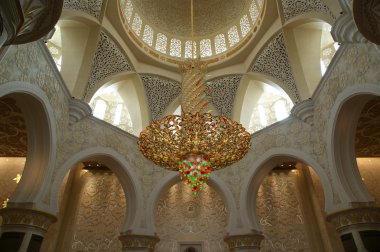 BAE Abu Dabi Şeyh zayed beyaz Camii